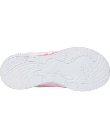 TÊNIS SKECHERS S-LIGHTS UNICORN CHASER 302298 ROSA ROSA
