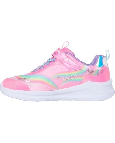 TÊNIS SKECHERS S-LIGHTS UNICORN CHASER 302298 ROSA ROSA