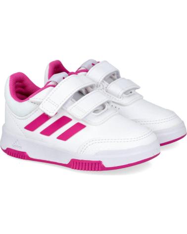 SNEAKERS ADIDAS TENSAUR HOOK AND LOOP GW6468 BIANCHE FUCSIA BLANCO