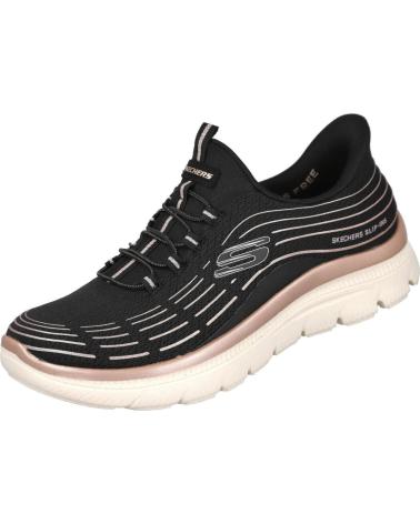 SKECHERS 150611 BKRG SLIP IN SUMMITS PLUS NEGRO