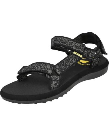 JOMA S-LEO-LADY-2501 SANDALIAS CASUAL NEGRAS AJUSTABLES NEGRO
