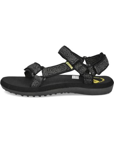 JOMA S-LEO-LADY-2501 SANDALIAS CASUAL NEGRAS AJUSTABLES NEGRO