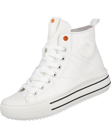 REFRESH 172939 HOHE SNEAKER AUS KUNSTLEDER WEISS BLANCO