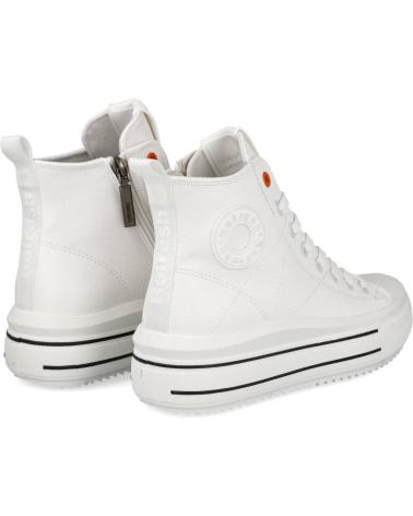 REFRESH 172939 HOHE SNEAKER AUS KUNSTLEDER WEISS BLANCO