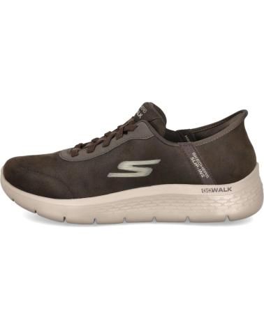 SKECHERS GO WALK FLEX SMOOTH MOTION BRAUNE SNEAKER 216326 MARRON