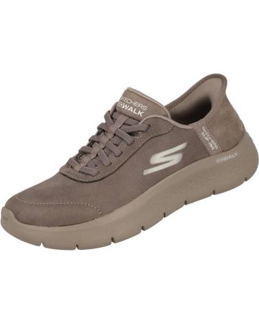 SKECHERS SLIP-INS GO WALK FLEX MALI 124837 MARROM MARRON