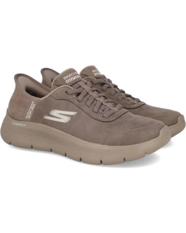 SKECHERS SLIP-INS GO WALK FLEX MALI 124837 MARROM MARRON