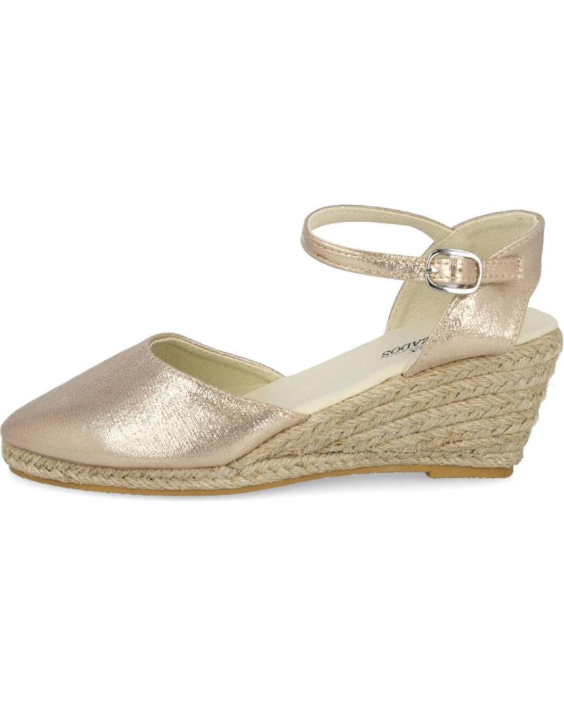 L&R SHOES ESPADRILLES 088-7 AUS ESPARTO GOLDFARBEN ORO