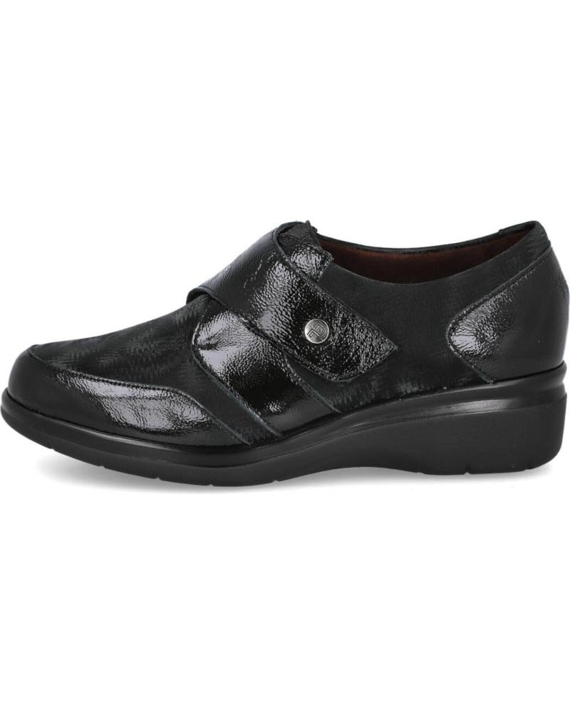 PITILLOS MOCASINS 10721 COM FECHO ADERENTE PRETO NEGRO