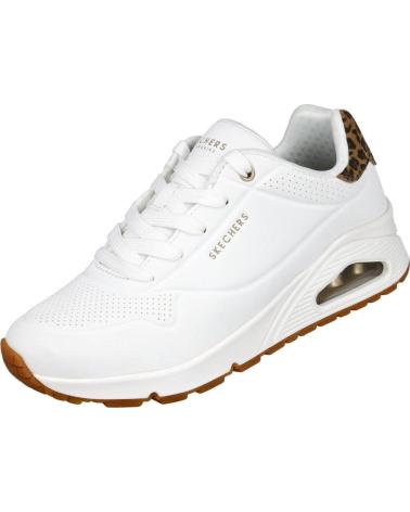 SKECHERS UNO JUNGLE NITE 177093 WHITE BLANCO