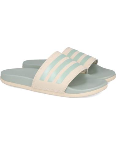 CHANCLAS ADIDAS ADILETTE COMFORT JI4729 BEIGE / VERDE BEIGE VERDE