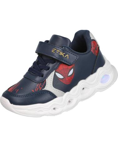SAPATILHAS INFANTIS COM LUZES L&R SHOES ETIKA 52448 AZUL AZUL