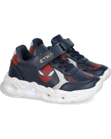 SAPATILHAS INFANTIS COM LUZES L&R SHOES ETIKA 52448 AZUL AZUL