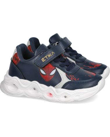SAPATILHAS INFANTIS COM LUZES L&R SHOES ETIKA 52448 AZUL AZUL