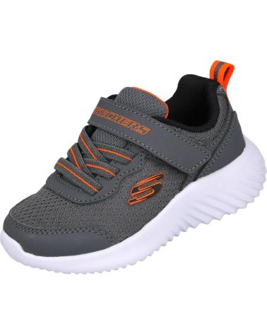 SKECHERS BOUNDER TECHROX 403906N TÊNIS INFANTIL CINZA GRIS