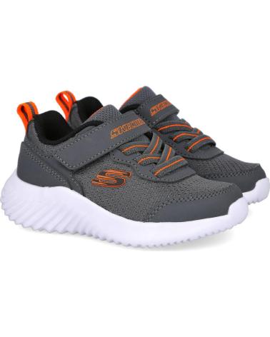 SKECHERS BOUNDER TECHROX 403906N TÊNIS INFANTIL CINZA GRIS
