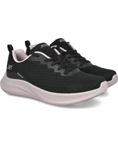 SKECHERS BOBS MODA FLEX MELLOW DAWN 117731 SCHWARZ NEGRO