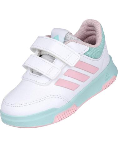 ADIDAS TENSAUR HOOK AND LOOP JQ2876 BIANCO ROSA VERDE BLANCO