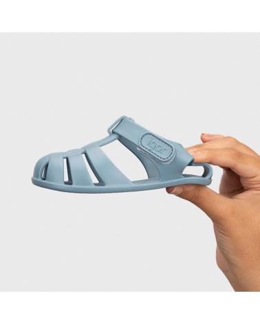 SANDALI BAREFOOT IGOR NEMO SOLID S10324 BLU OCEANO OCEANO