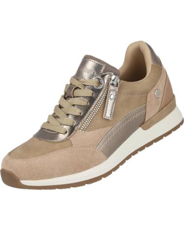 BASKETS CASUAL REFRESH 172959 BEIGE AVEC FERMETURE ÉCLAIR BEIG