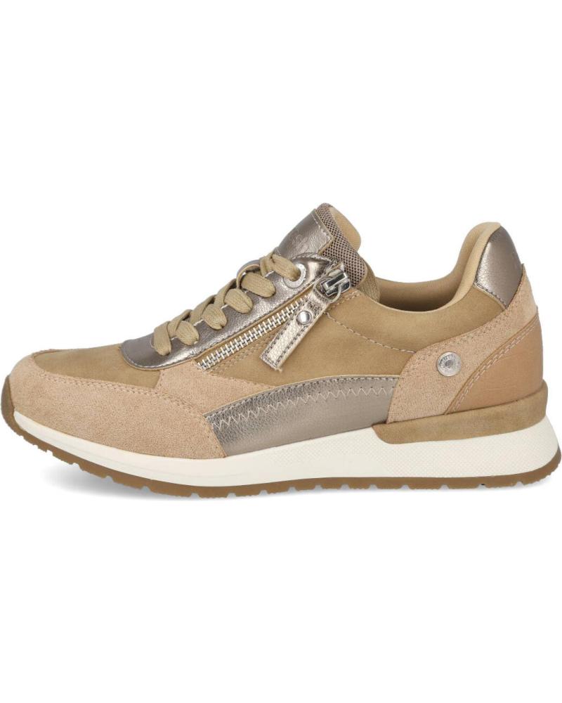 BASKETS CASUAL REFRESH 172959 BEIGE AVEC FERMETURE ÉCLAIR BEIG