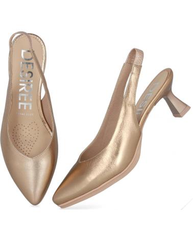 DESIREÉ MAIA1 ROSE GOLD TOTAL FLEX COMFORT SLINGBACK HEELS ROSE