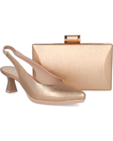 DESIREÉ MAIA1 ROSE GOLD TOTAL FLEX COMFORT SLINGBACK HEELS ROSE