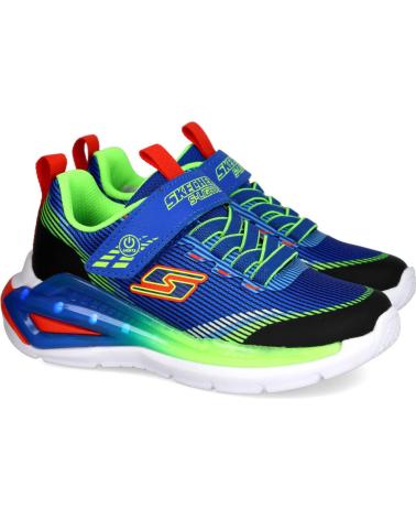 BASKETS SKECHERS LIGHTS TRI-NAMICS 2.0 401661LS BLEU AZUL
