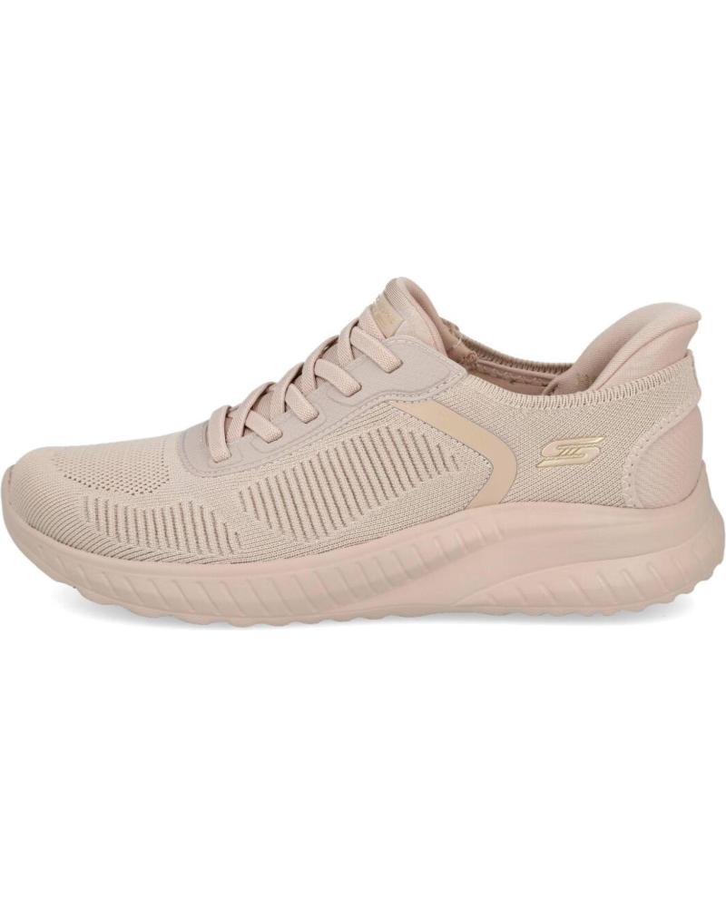 SKECHERS SLIP-INS BOBS SPORT SQUAD CHAOS 117497 SNEAKERS NATURAL NATURAL
