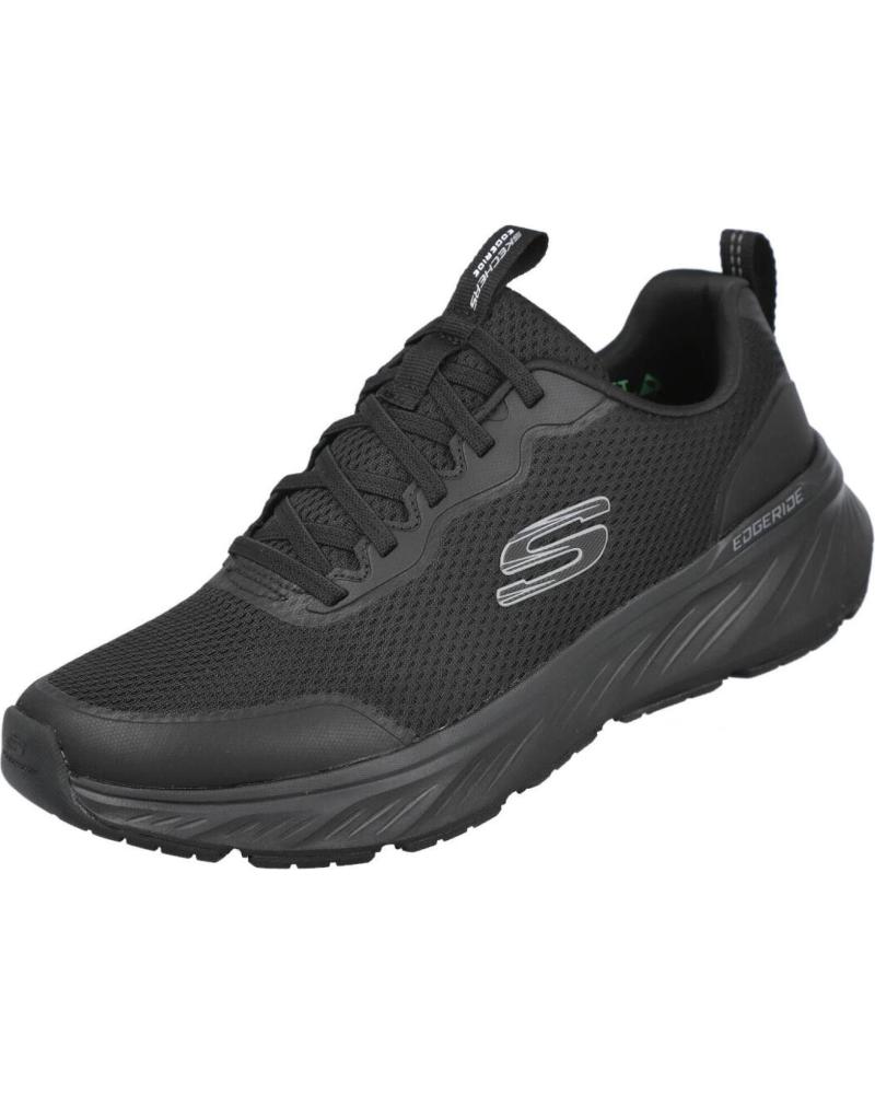 SKECHERS EDGERIDE 232835 BLACK SNEAKERS NEGRO