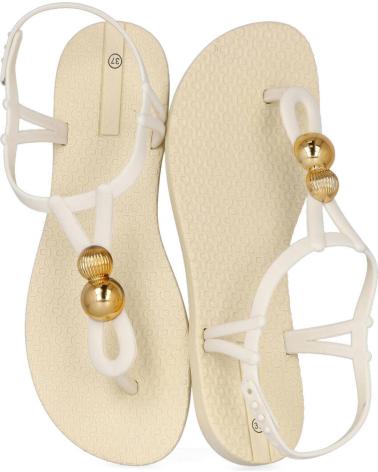 L&R SHOES STRANDSANDALEN A-14 BEIGE BEIGE
