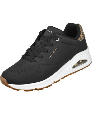 SKECHERS UNO - JUNGLE NITE 177093 BLACK NEGRO