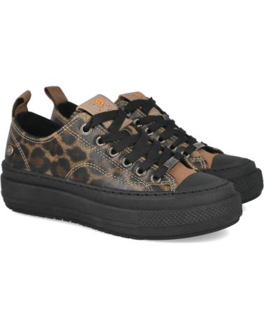 BASKETS REFRESH 173072 IMPRIMÉ ANIMAL LÉOPARD ET NOIR LEOPARDO-NEGRO