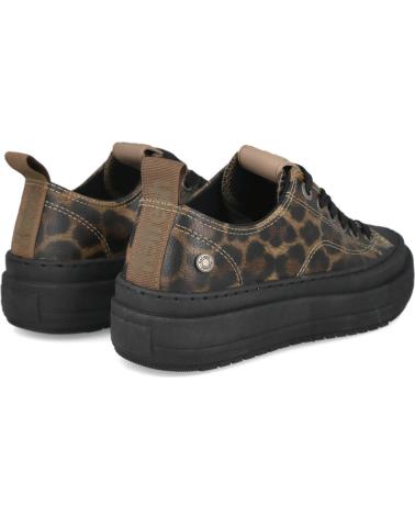 BASKETS REFRESH 173072 IMPRIMÉ ANIMAL LÉOPARD ET NOIR LEOPARDO-NEGRO