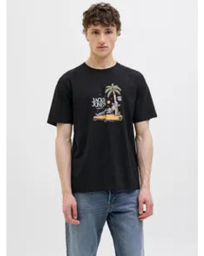 T-SHIRT JACK & JONES 12276247 NERO NEGRO