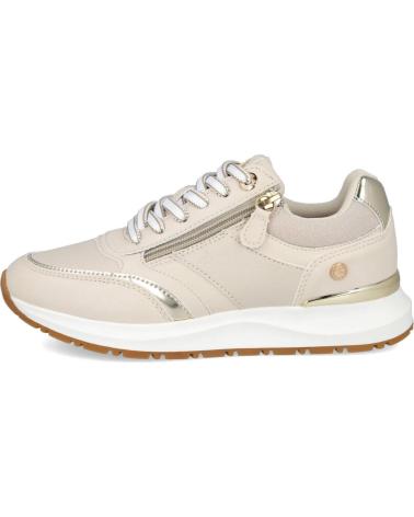 ZAPATILLAS DEPORTIVAS XTI 144183 BEIGE CON CREMALLERA DECORATIVA BEIGE