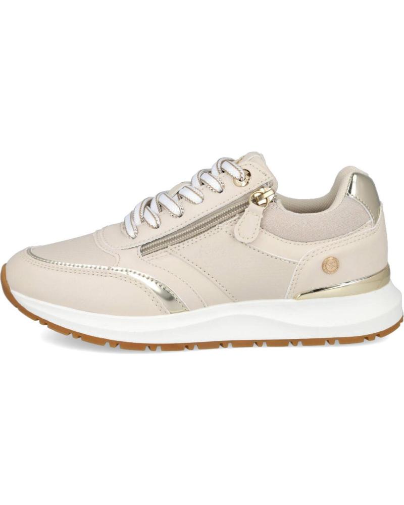 XTI 144183 BEIGE SPORTLICHE SNEAKER MIT DEKORATIVEM REISSVERSCHLUSS BEIGE