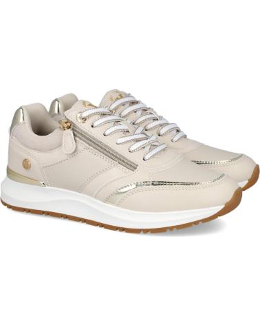 XTI 144183 BEIGE SPORTLICHE SNEAKER MIT DEKORATIVEM REISSVERSCHLUSS BEIGE