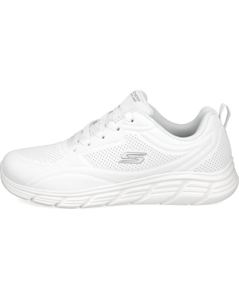 SKECHERS BOBS B FLEX LO-COOL EASE WHITE 117715 SNEAKERS BLANCO