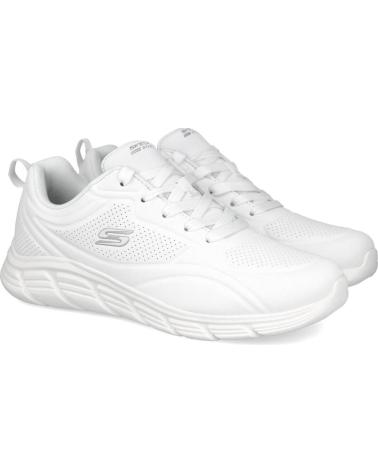 SKECHERS BOBS B FLEX LO-COOL EASE WHITE 117715 SNEAKERS BLANCO