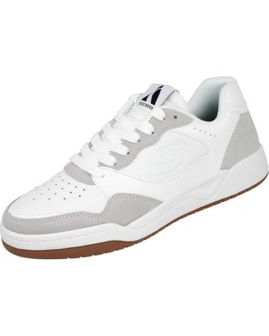 SKECHERS KOOPA COURT VOLLEY LOW VARSITY 183241 WHITE SNEAKERS BLANCO