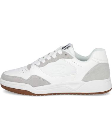 SKECHERS KOOPA COURT VOLLEY LOW VARSITY 183241 WHITE SNEAKERS BLANCO