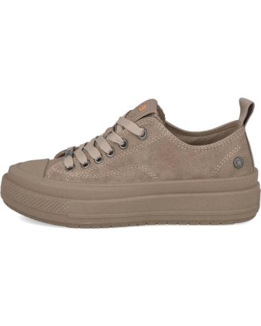 REFRESH 173073 LOW-TOP WILDLEDER-SNEAKER TAUPE TAUPE