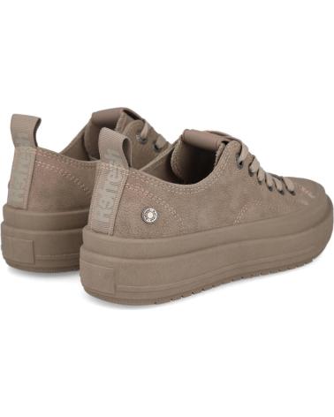 REFRESH 173073 LOW-TOP WILDLEDER-SNEAKER TAUPE TAUPE