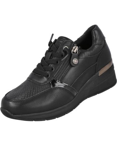 SNEAKERS REFRESH 172936 CON SUELA PLATAFORMA NEGRO NEGRO