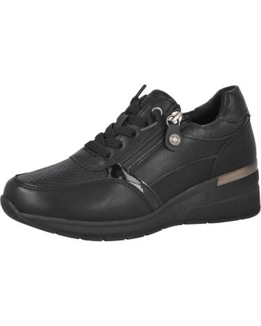 SNEAKERS REFRESH 172936 CON SUELA PLATAFORMA NEGRO NEGRO