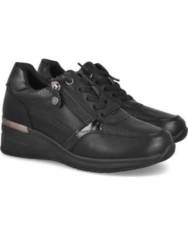 SNEAKERS REFRESH 172936 CON SUELA PLATAFORMA NEGRO NEGRO