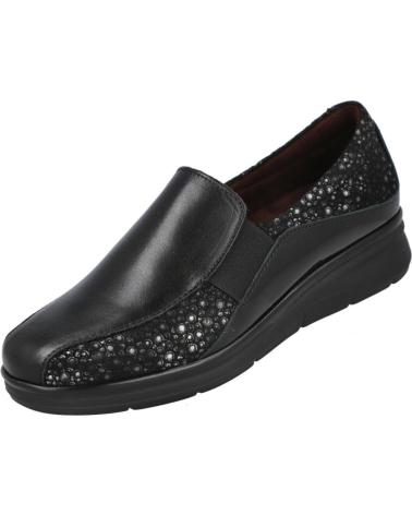 MOCASSINS PLANOS PITILLOS 10702 PRETOS PARA MULHER NEGRO