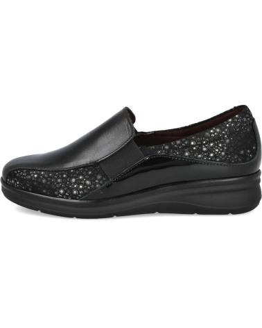 MOCASSINS PLANOS PITILLOS 10702 PRETOS PARA MULHER NEGRO