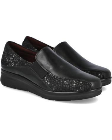 MOCASSINS PLANOS PITILLOS 10702 PRETOS PARA MULHER NEGRO
